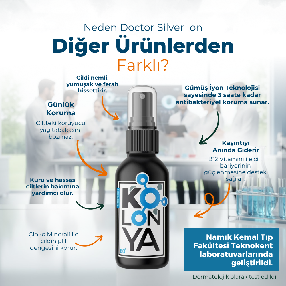 Doctor Silver Ion Disinfectant Cologne 100 ML - Image 3